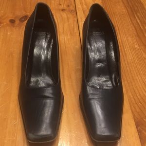 Coach Navy Platform Heels Size 8B